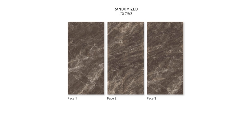 GLT04 - Emperador Fume - Tile Laying