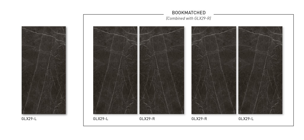 GLX29L - Pietra Grey – Left - Tile Laying