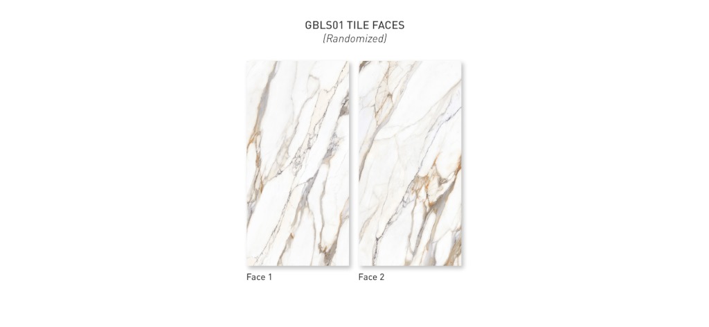 GBLS01 - Calacatta Rare - Tile Laying