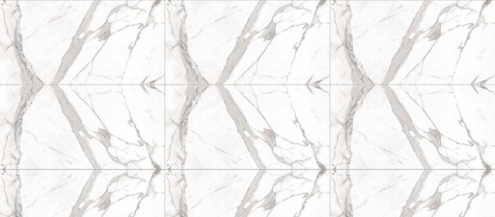 GDIA01L - Modern Statuario – Left - Tile Laying